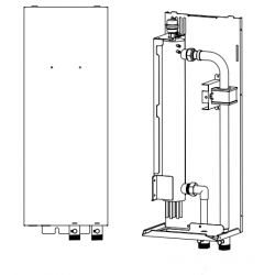 Sähkövahvistin 3kW 230-1-50 sisäasennukseen