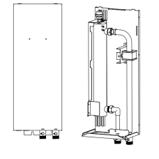 Sähkölämmitin 3kW 230-1-50 sisäasennukseen